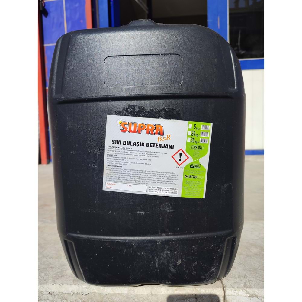 BULAŞIK DETERJANI 20KG