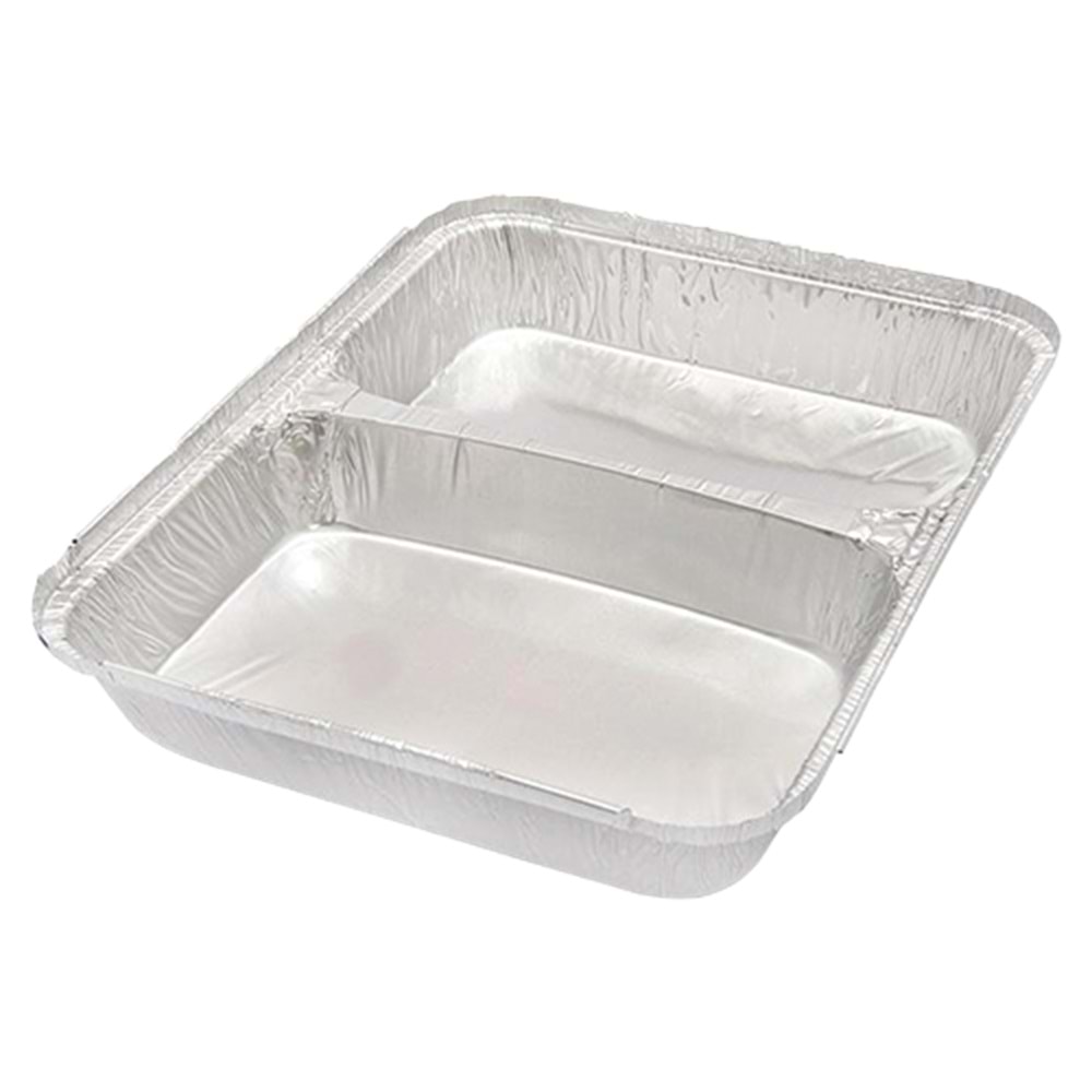 2 GÖZLÜ ALÜMİNYUM KAP(100 LÜ)