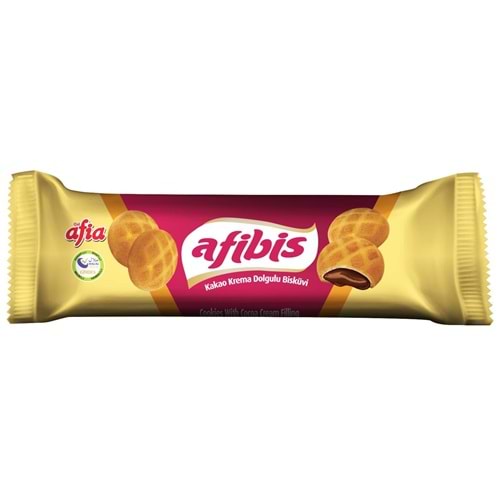 AFİBİS KAKOLU KREMA DOLGULU BİSKÜVİ